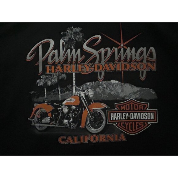 Harley-Davidson H-D HD T-Shirt Old School Palm Springs California CA 2015 - Picture 1 of 7